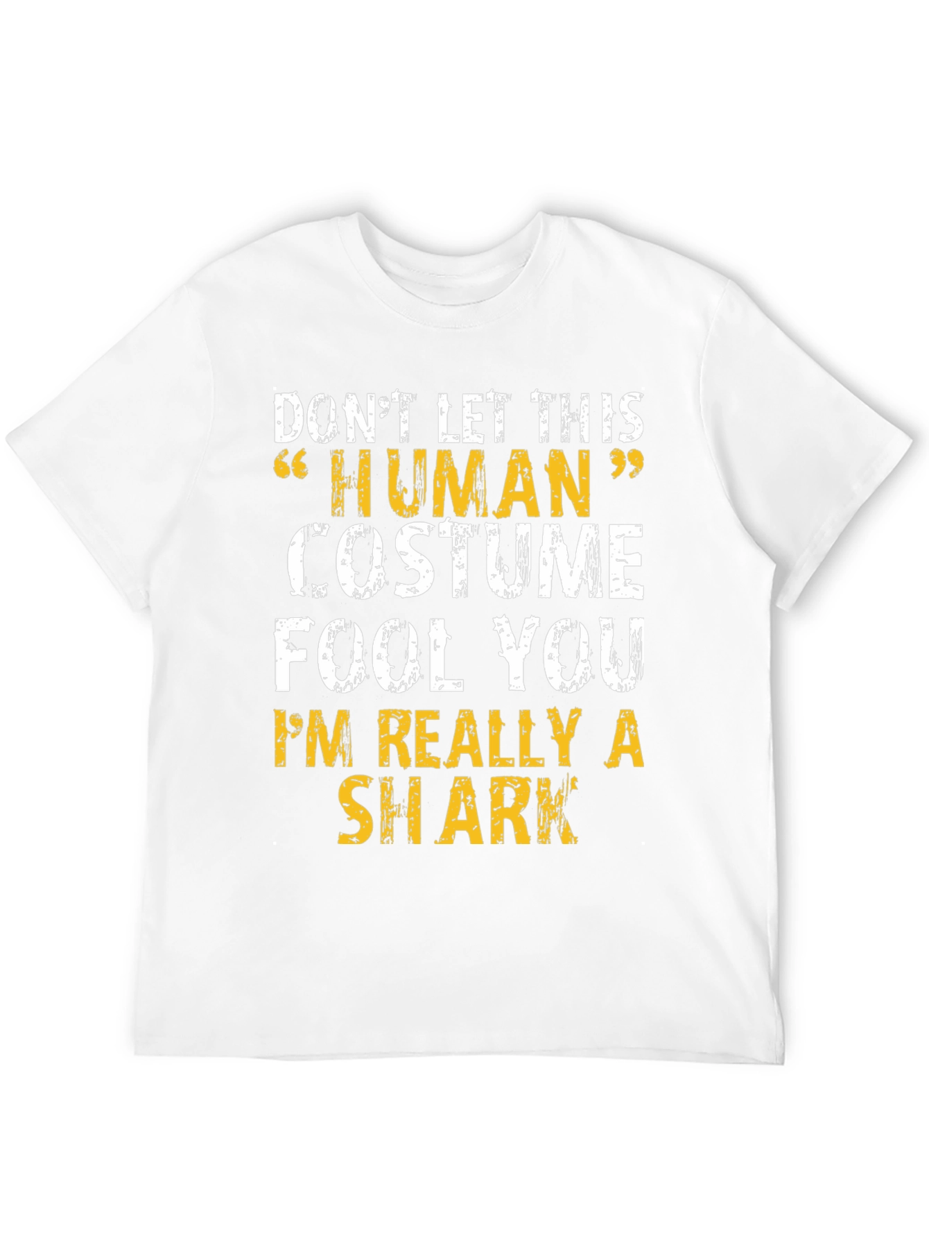 Funny Human Costume Graphic T-Shirt