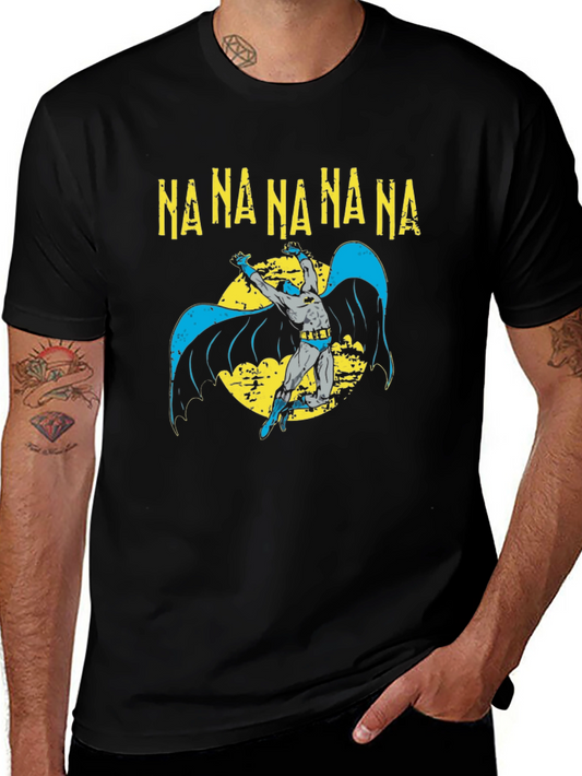 Batman Comic Style Black T-Shirt