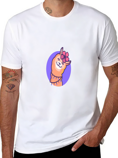Llama Flower T-Shirt