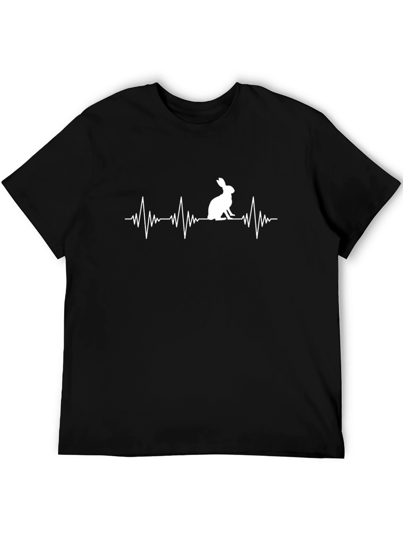Rabbit Heartbeat Graphic T-Shirt