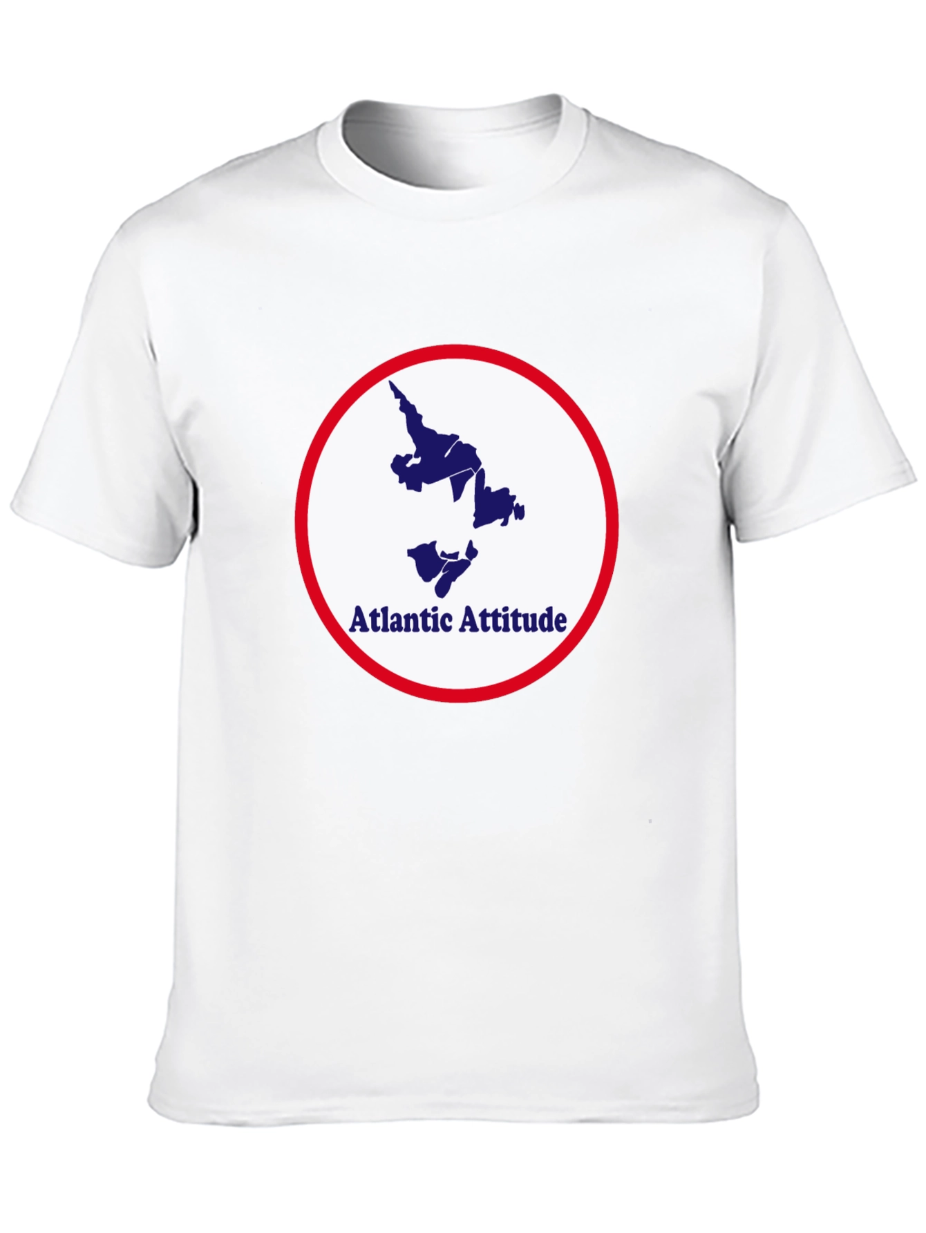Atlantic Attitude Graphic Tee - Stylish Black T-Shirt