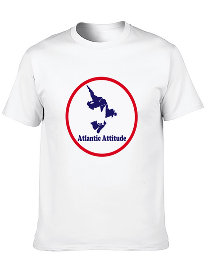 Atlantic Attitude Graphic Tee - Stylish Black T-Shirt
