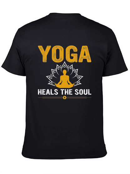 Yoga Heals the Soul T-Shirt Unisex Cotton Tee