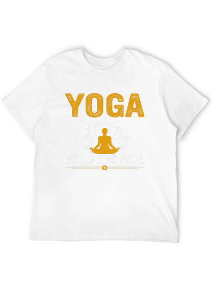 Yoga Heals the Soul T-Shirt Unisex Cotton Tee