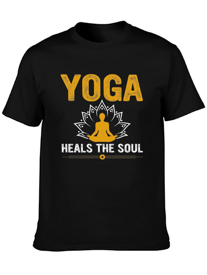 Yoga Heals the Soul T-Shirt Unisex Cotton Tee