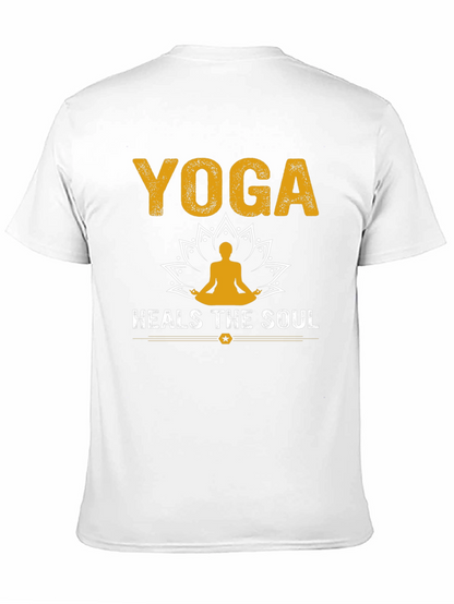 Yoga Heals the Soul T-Shirt Unisex Cotton Tee