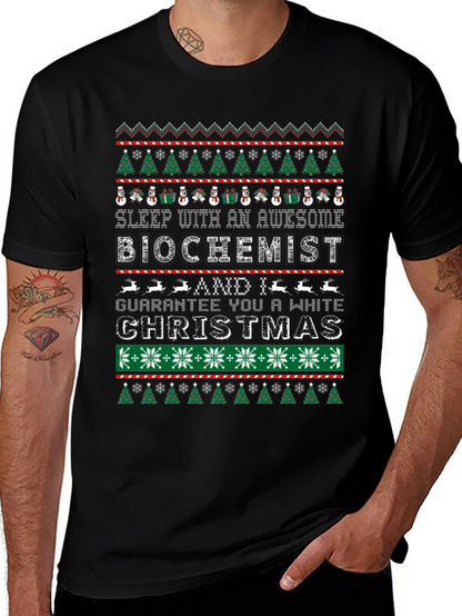 Awesome Biochemist Christmas T-Shirt
