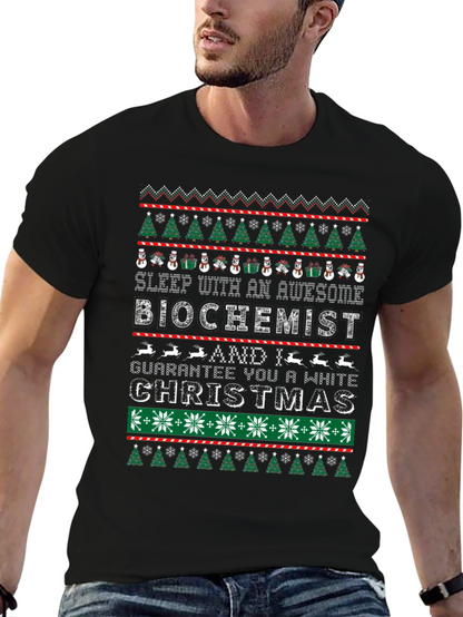 Awesome Biochemist Christmas T-Shirt