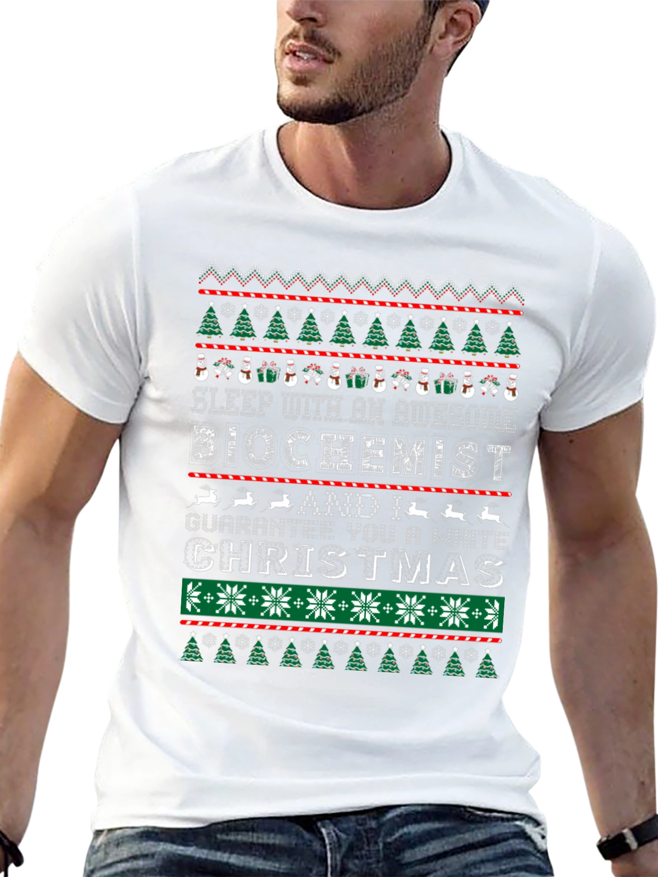 Awesome Biochemist Christmas T-Shirt