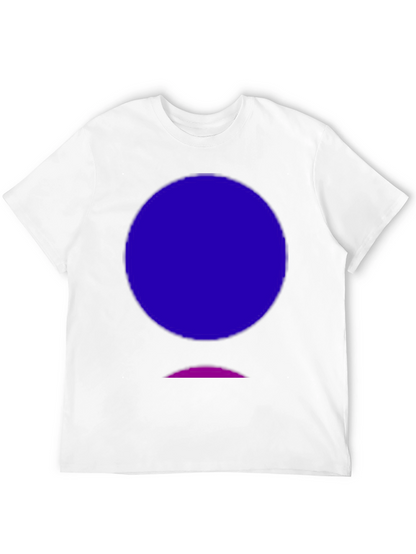 Abstract Graphic Tee - Black Cotton Blend
