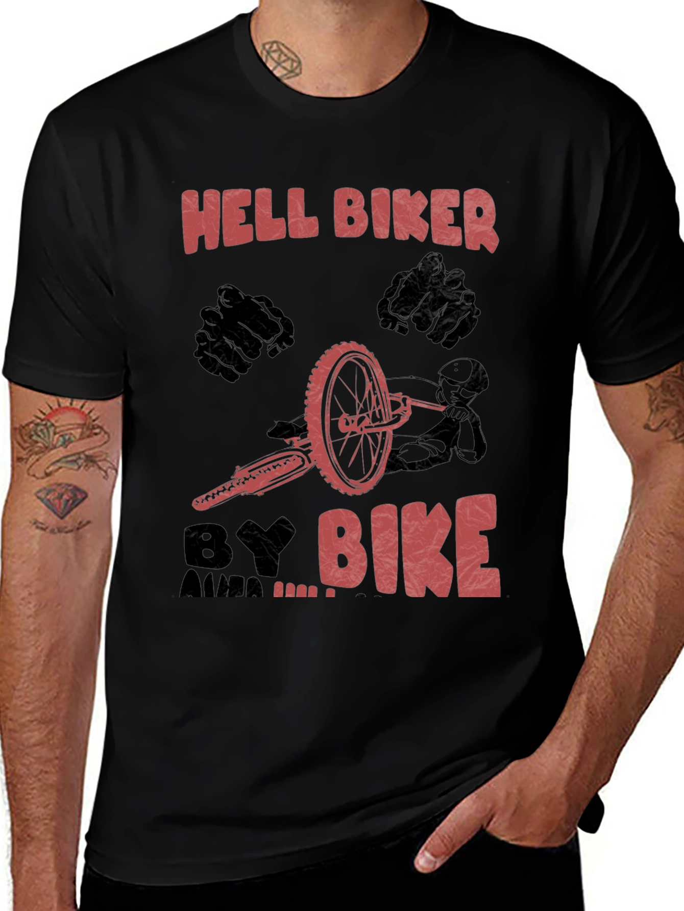 Hell Biker Bike T-Shirt