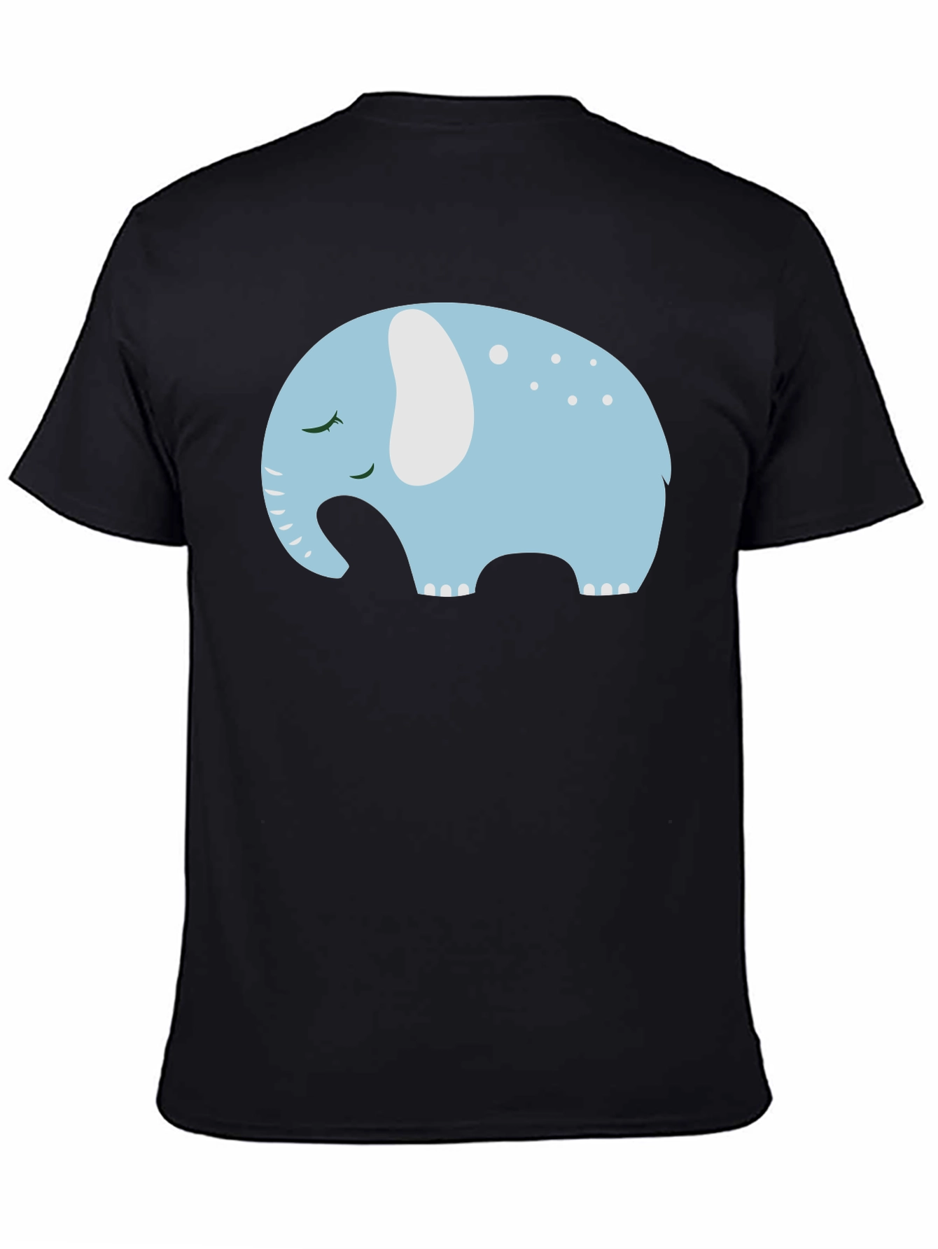 Cute Sleeping Elephant Graphic Tee