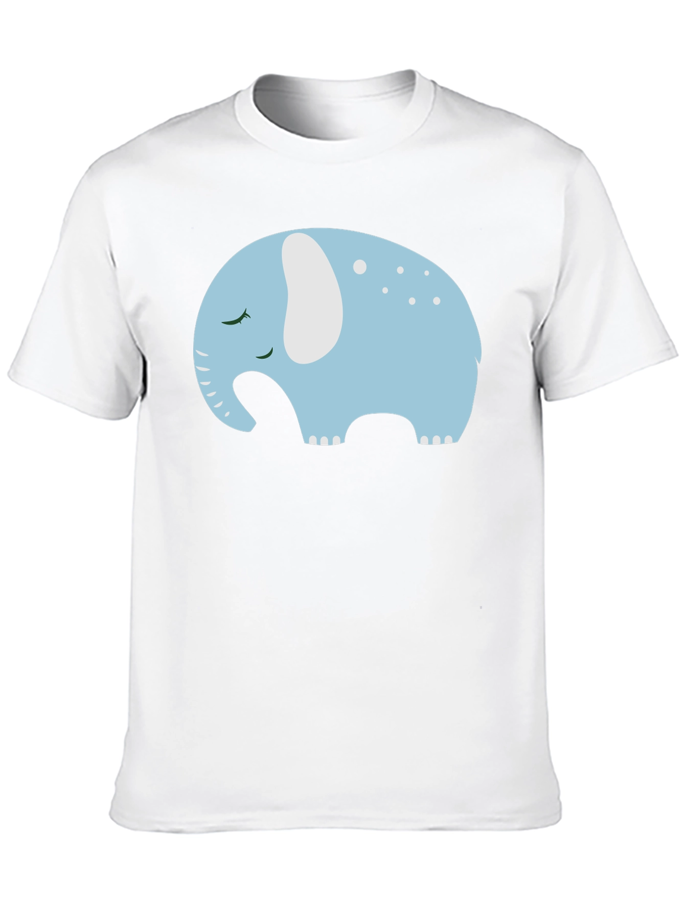 Cute Sleeping Elephant Graphic Tee