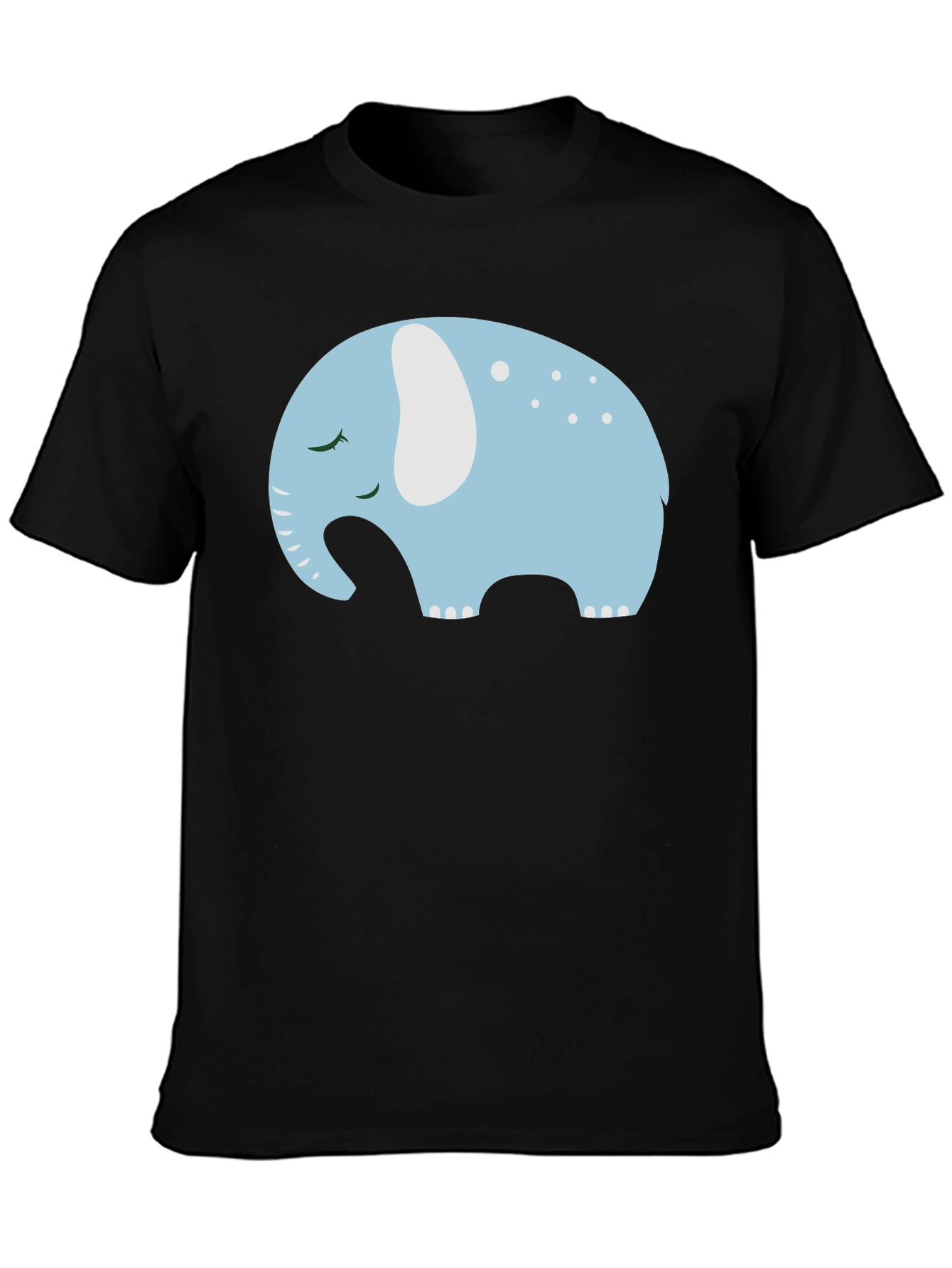 Cute Sleeping Elephant Graphic Tee