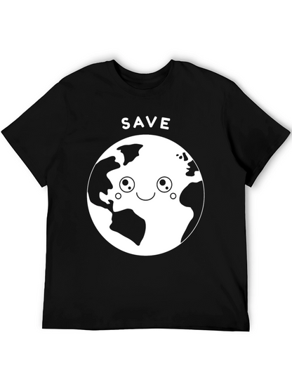 Save Earth Graphic T-Shirt - Eco Friendly