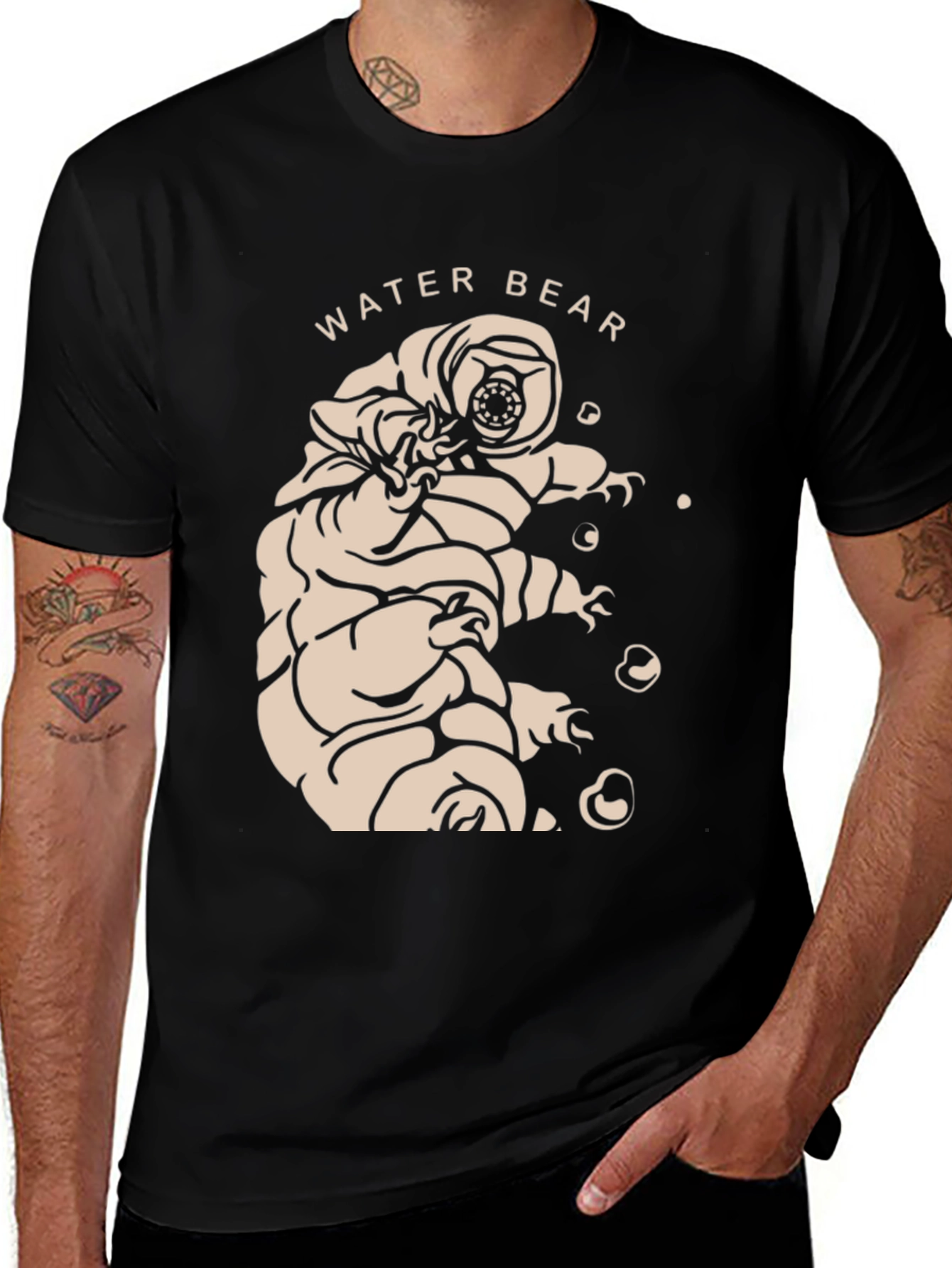 Water Bear Graphic Tee - Tardigrade Design