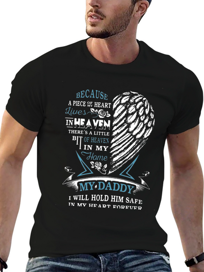 Memorial My Daddy T-Shirt - Heart in Heaven