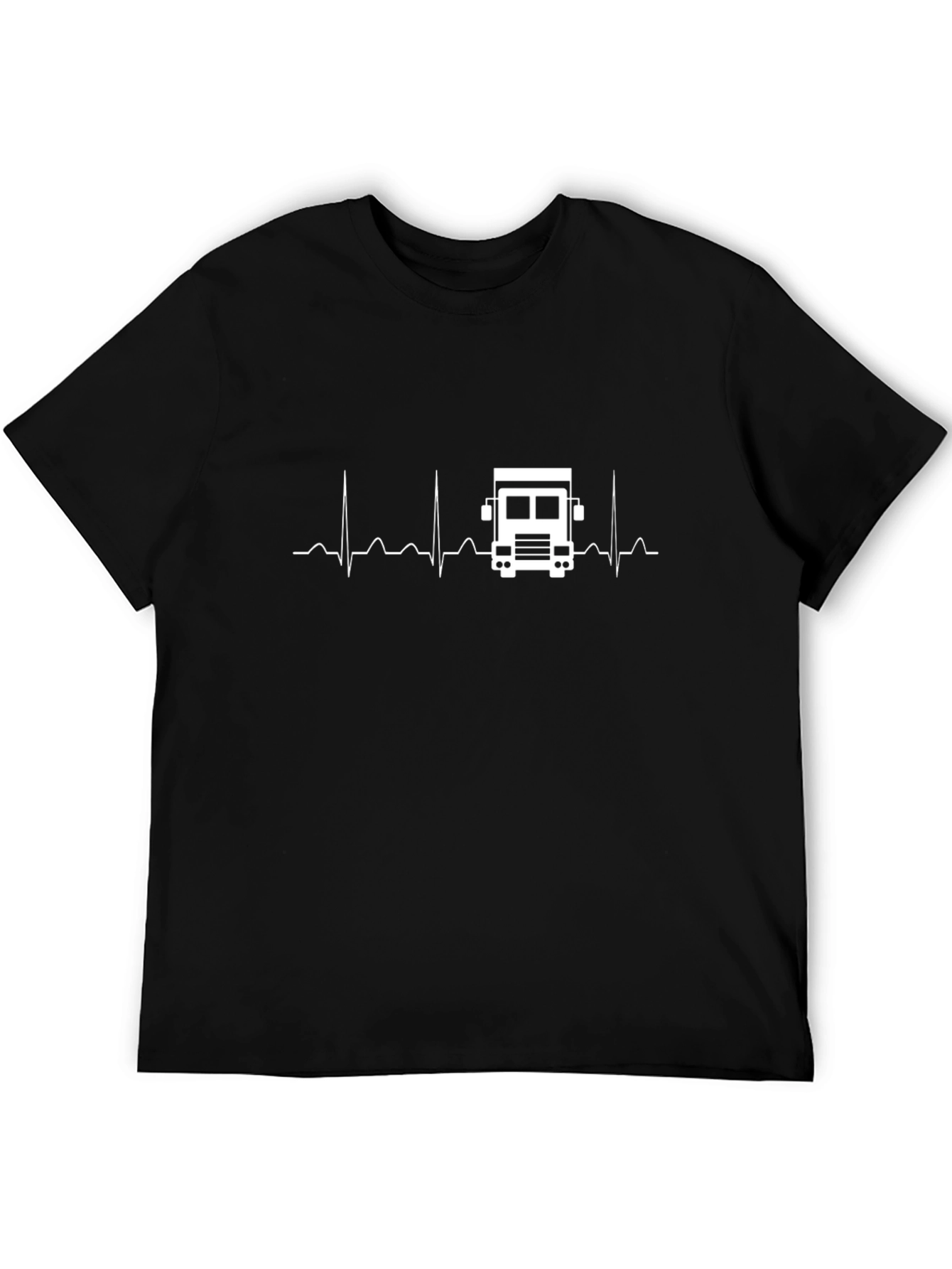 Truck Driver Heartbeat T-Shirt