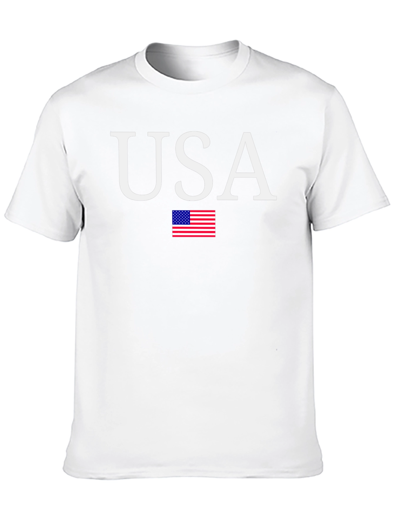 USA Flag Graphic T-Shirt Patriotic Mens