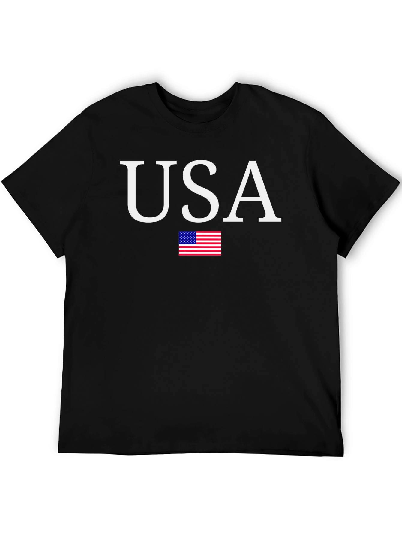 USA Flag Graphic T-Shirt Patriotic Mens
