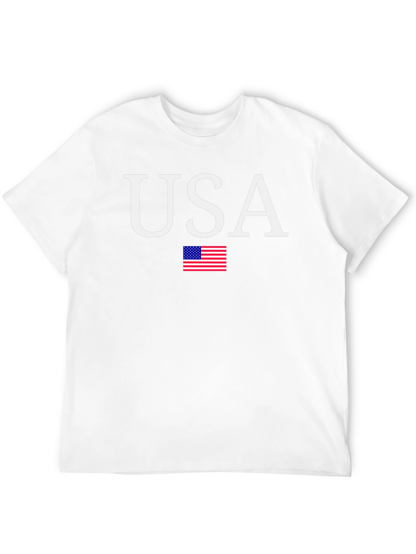 USA Flag Graphic T-Shirt Patriotic Mens