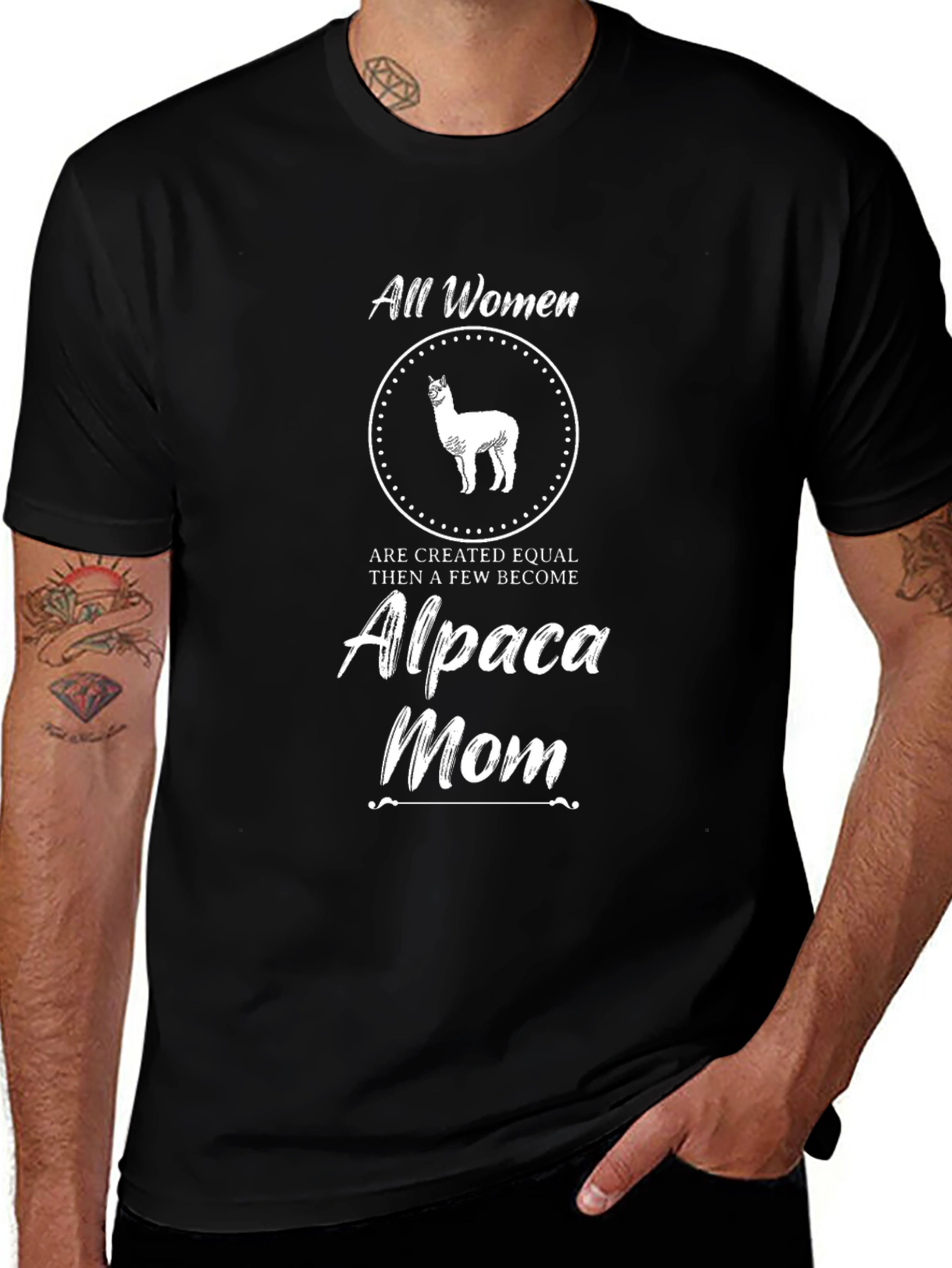 Alpaca Mom T-Shirt - Womens Graphic Tee