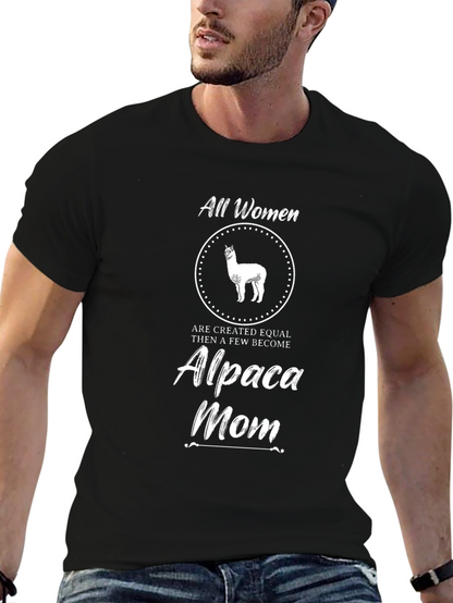 Alpaca Mom T-Shirt - Womens Graphic Tee
