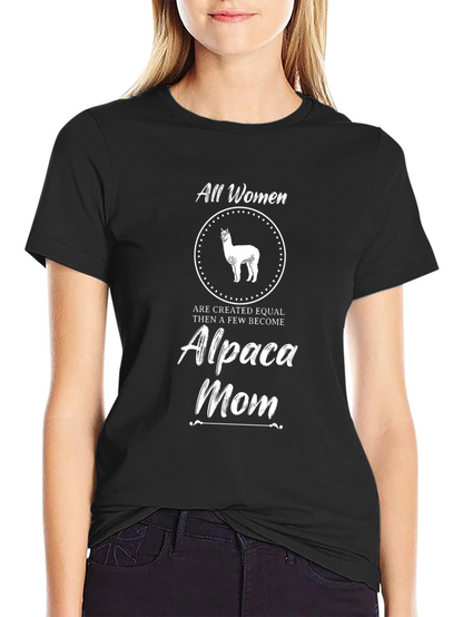 Alpaca Mom T-Shirt - Womens Graphic Tee