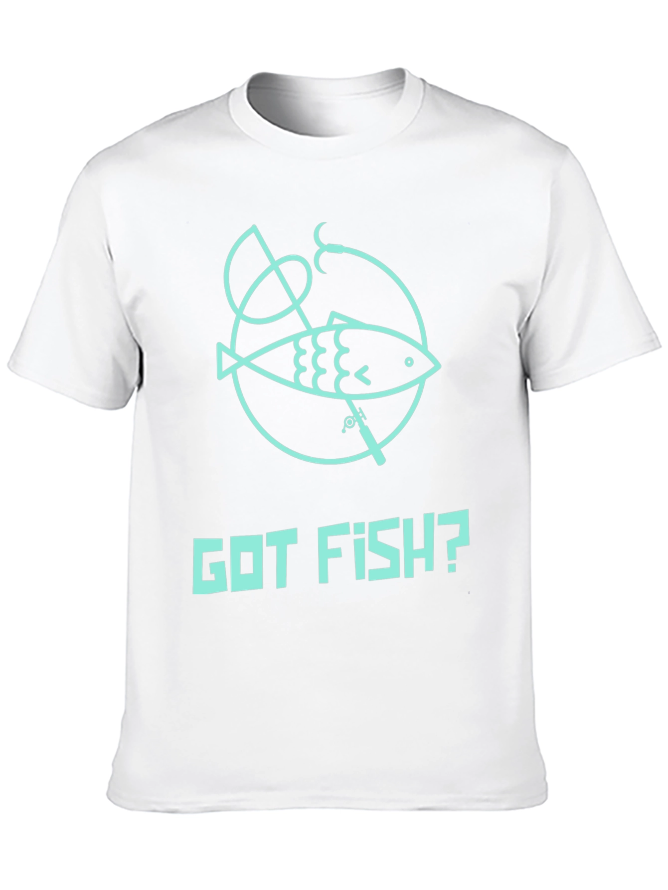 Got Fish? Black Cotton Graphic Tee