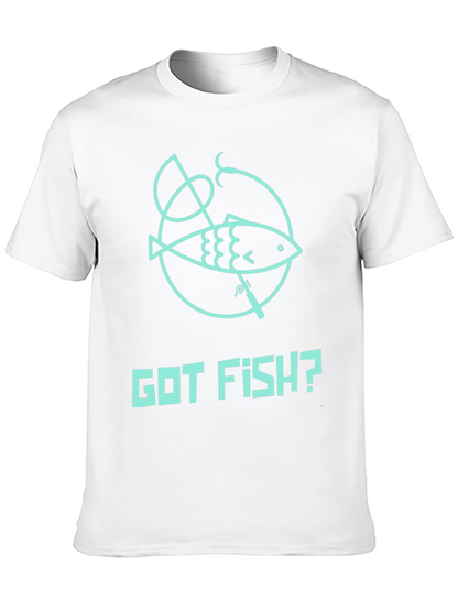 Got Fish? Black Cotton Graphic Tee