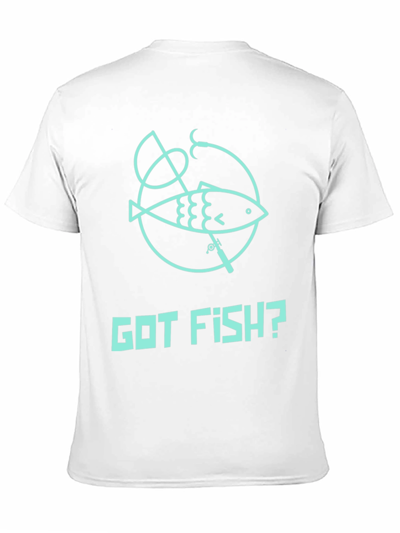 Got Fish? Black Cotton Graphic Tee