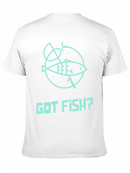 Got Fish? Black Cotton Graphic Tee