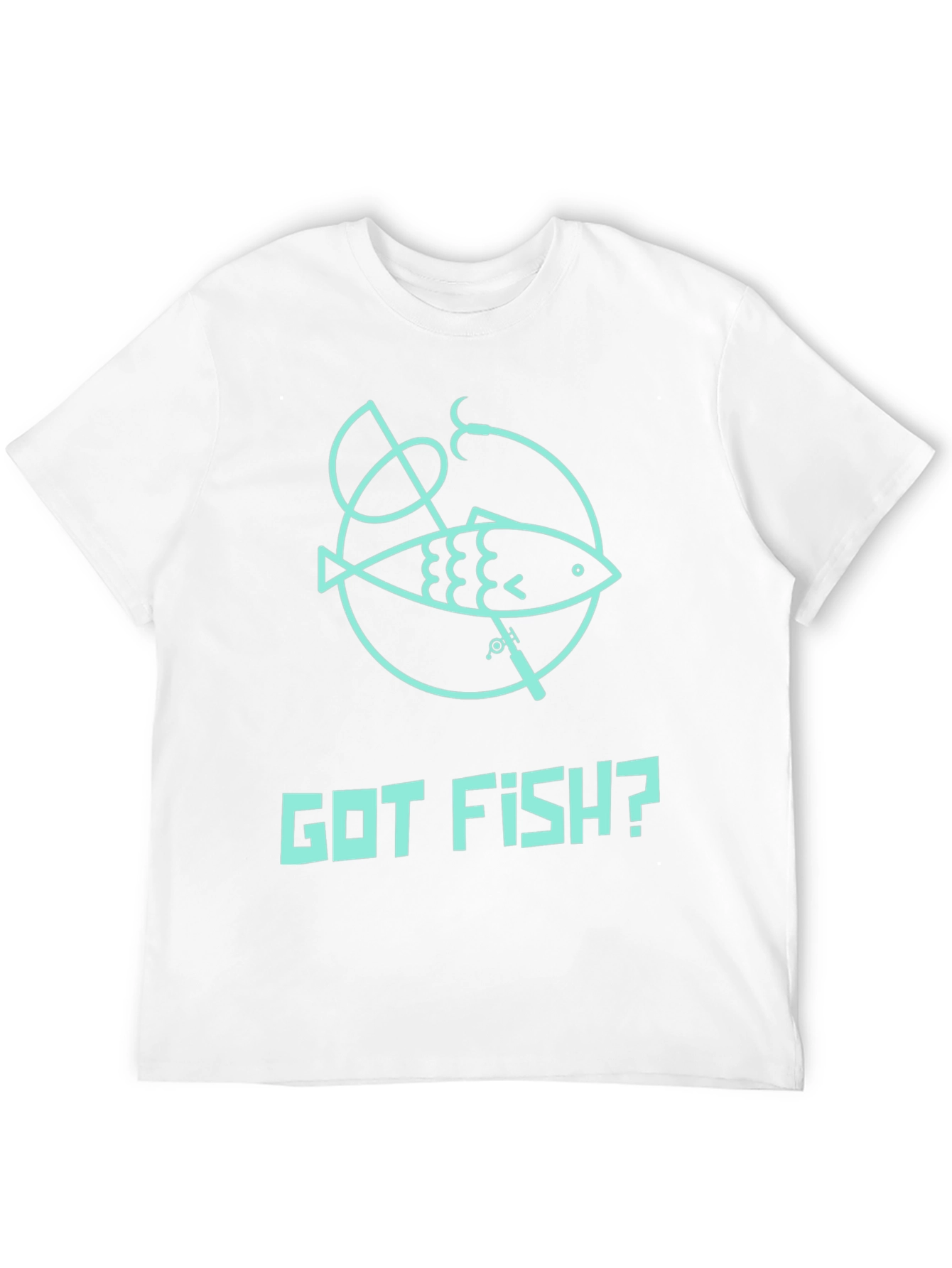 Got Fish? Black Cotton Graphic Tee