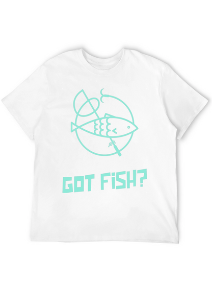 Got Fish? Black Cotton Graphic Tee