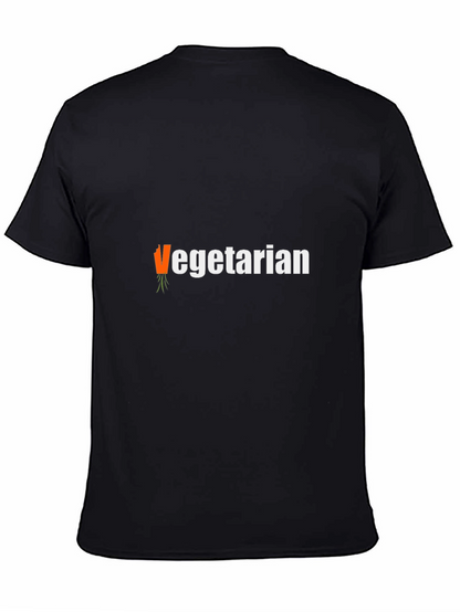 Vegetarian T-Shirt - Carrot Graphic Tee