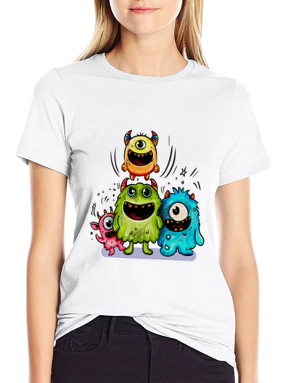 Monster Squad Black Graphic T-Shirt
