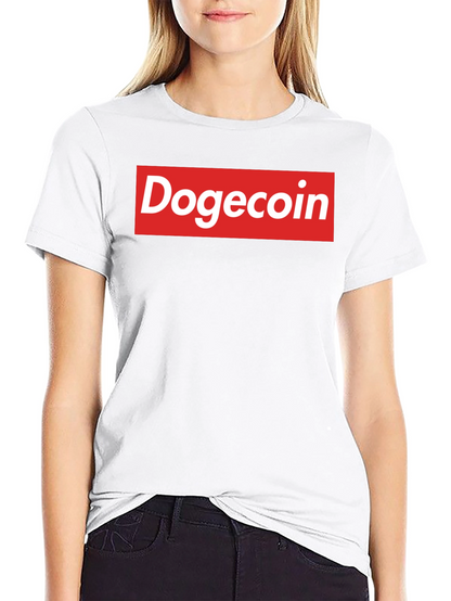 Dogecoin Supreme Style Graphic Tee