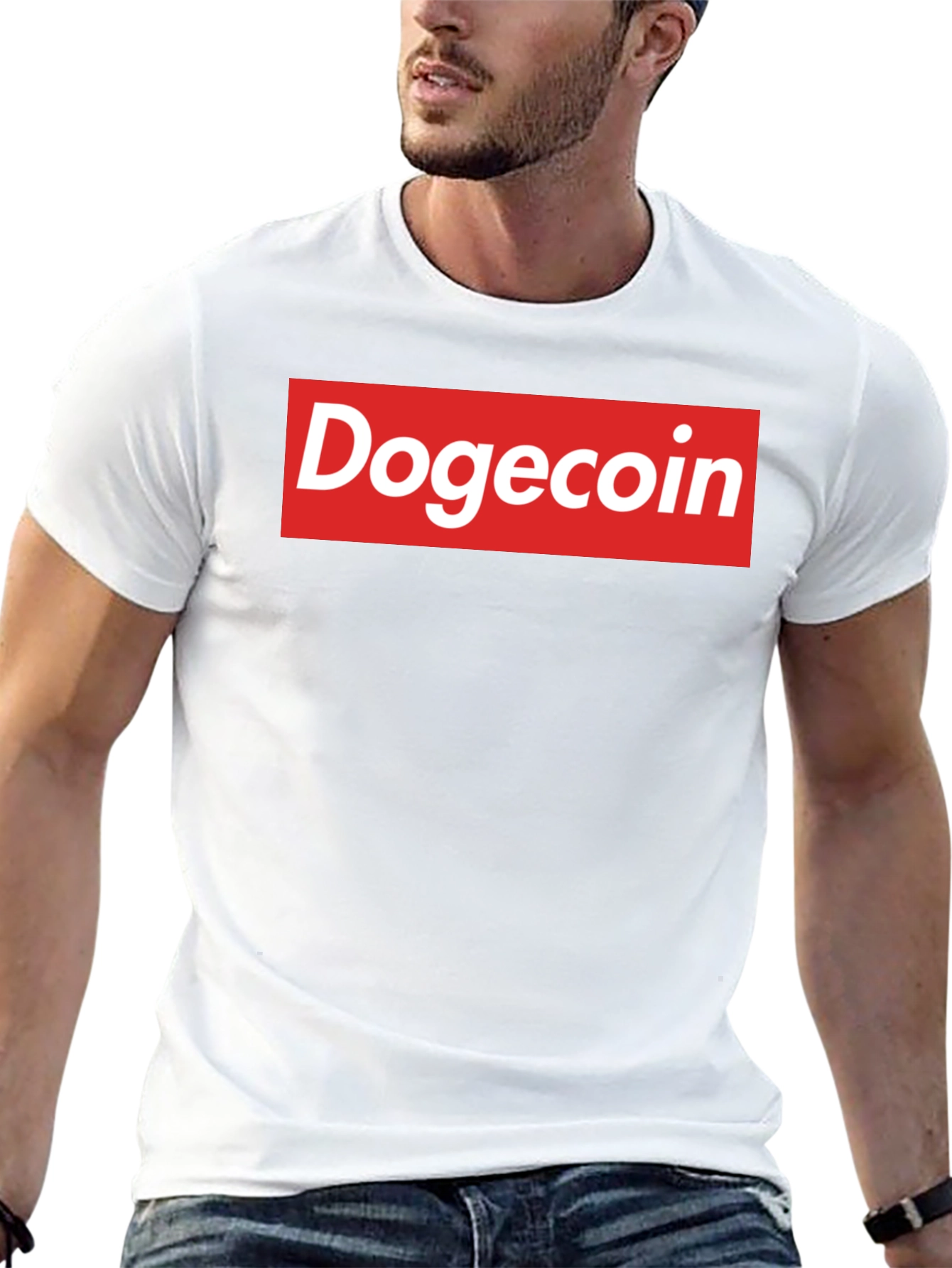 Dogecoin Supreme Style Graphic Tee