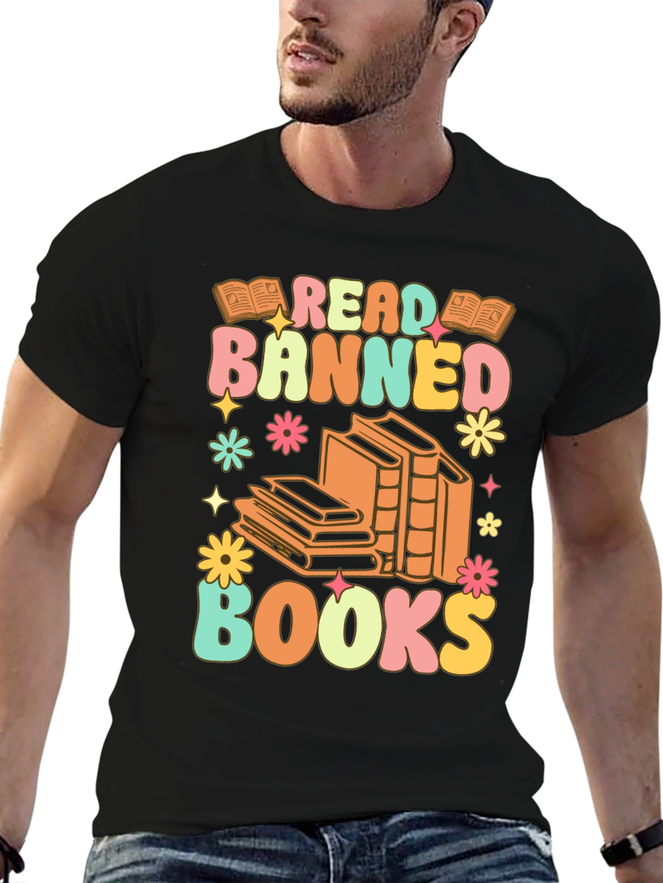 Read Banned Books T-Shirt Retro Graphic Tee