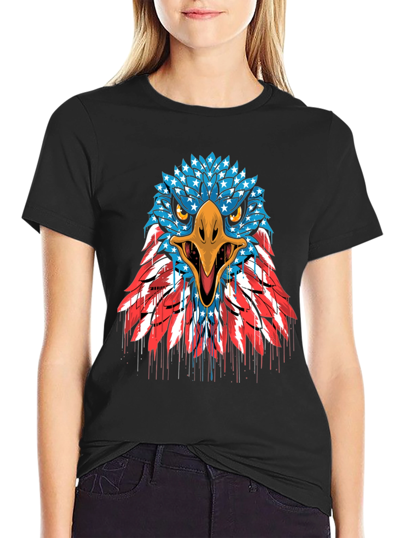 American Eagle Graphic T-Shirt - Patriotic Design