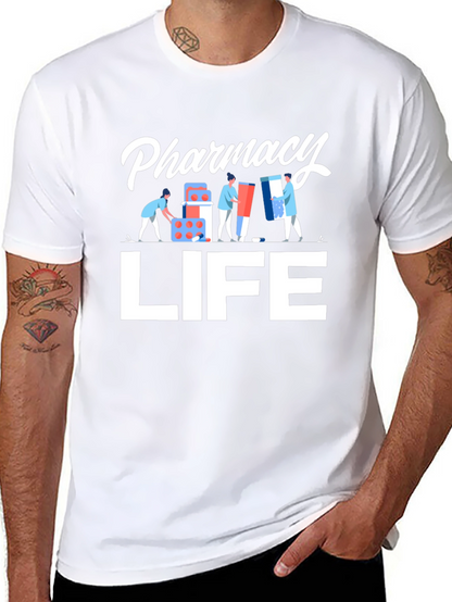 Pharmacy Life Graphic Tee - Pill Packer Design