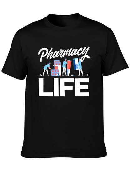 Pharmacy Life Graphic Tee - Pill Packer Design
