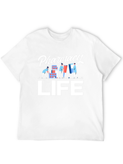 Pharmacy Life Graphic Tee - Pill Packer Design