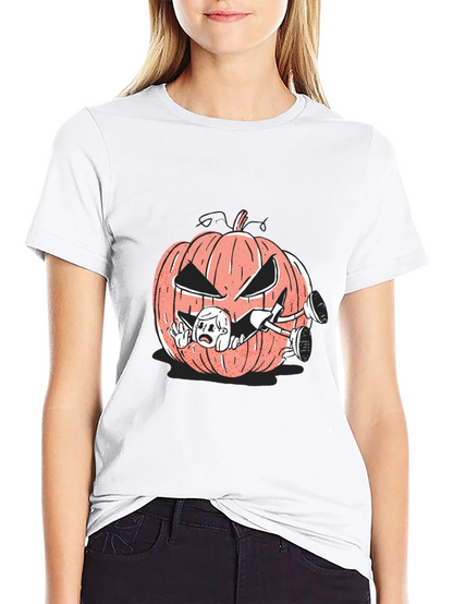 Halloween Pumpkin T-Shirt - Scary & Fun!