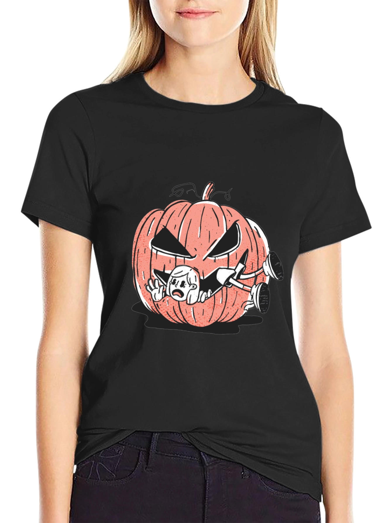 Halloween Pumpkin T-Shirt - Scary & Fun!