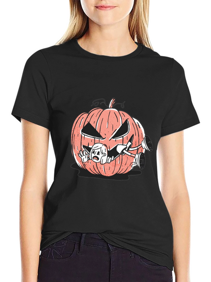 Halloween Pumpkin T-Shirt - Scary & Fun!