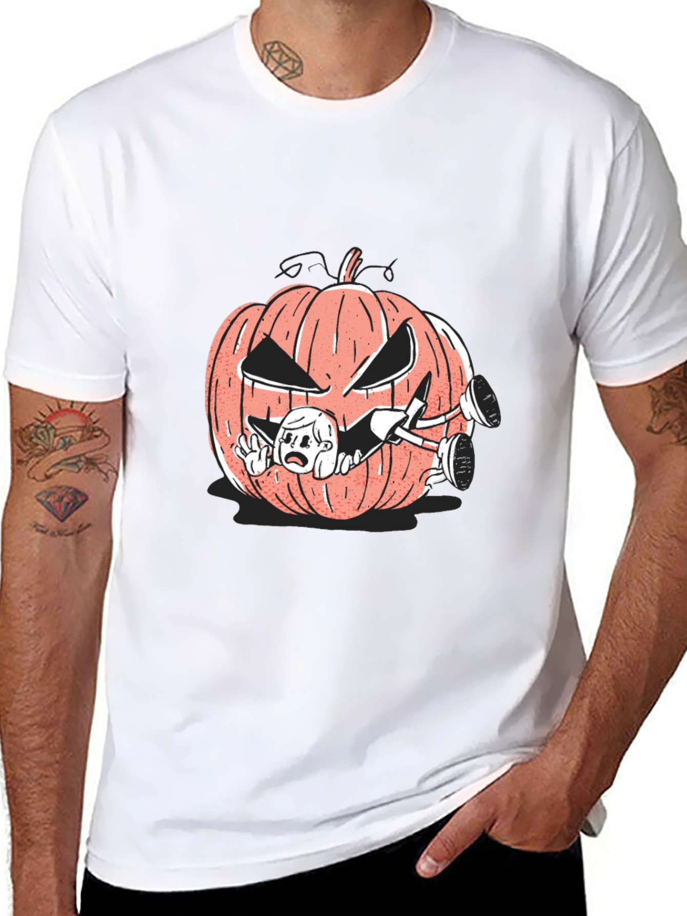 Halloween Pumpkin T-Shirt - Scary & Fun!