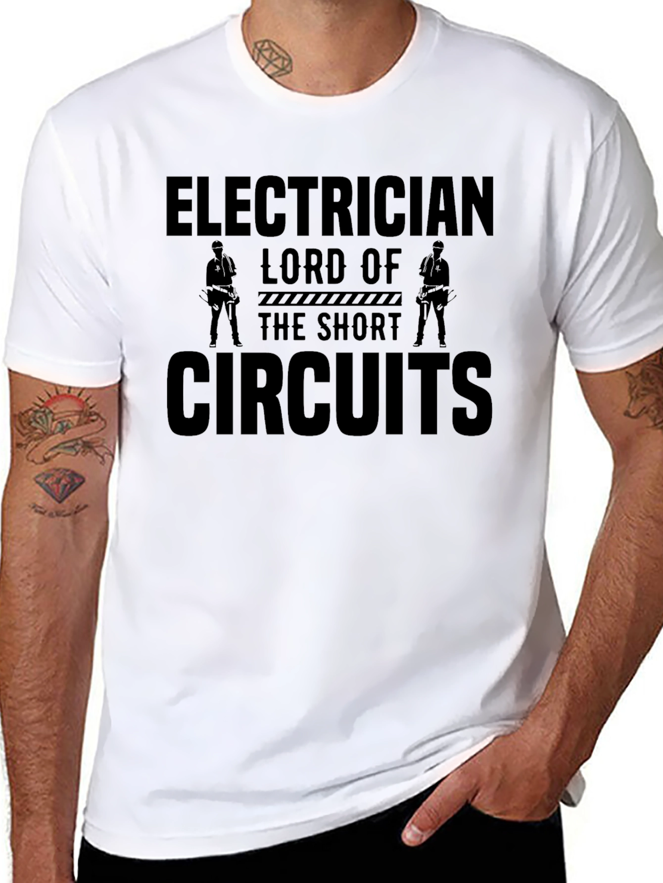 Electrician Lord of the Short Circuits T-Shirt