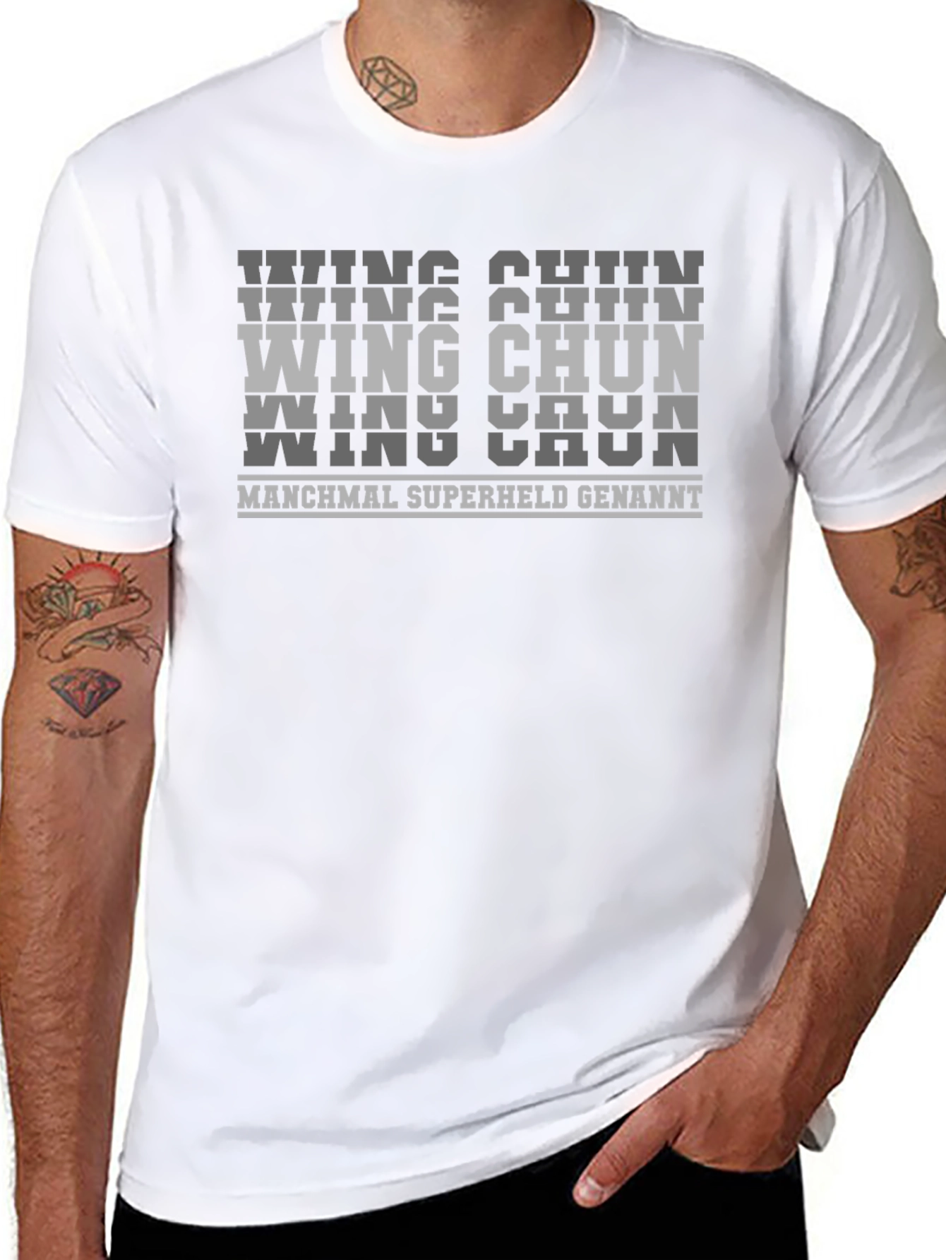 Wing Chun Superheld T-Shirt - Martial Arts Tee