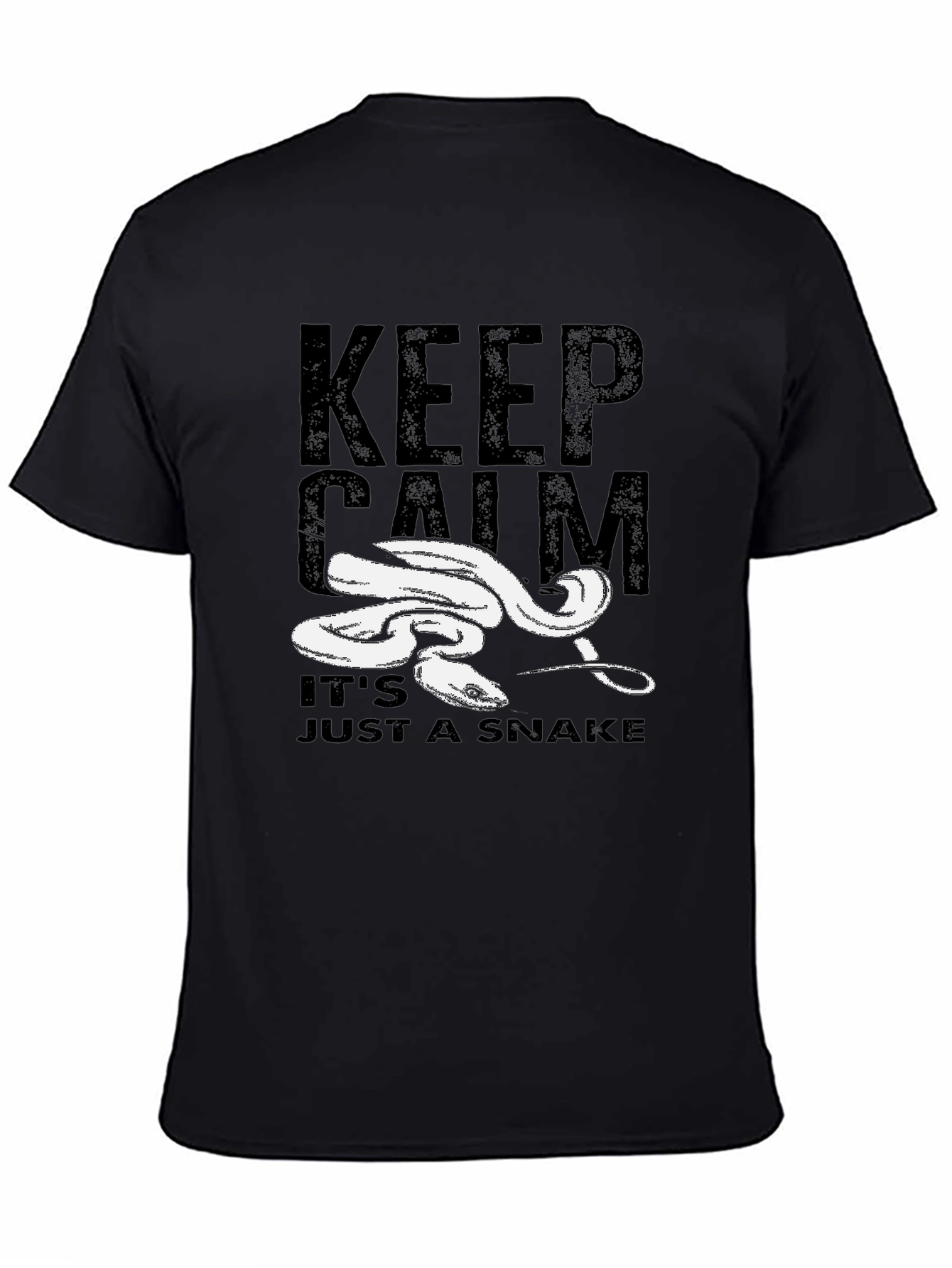 Keep Calm Snake Graphic T-Shirt